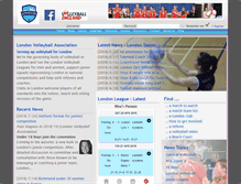 Tablet Screenshot of londonvolleyball.org.uk